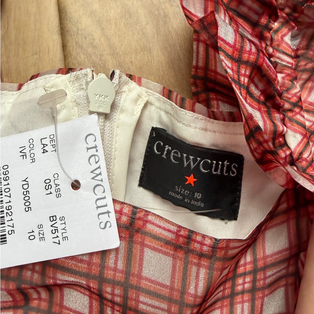 Crewcuts Plaid Ruffle Dress - Picture 2 of 3